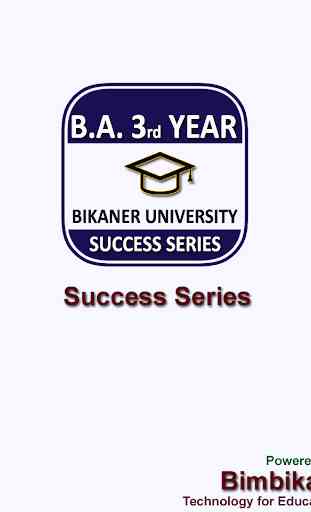 BA 3rd Year Bikaner University 1