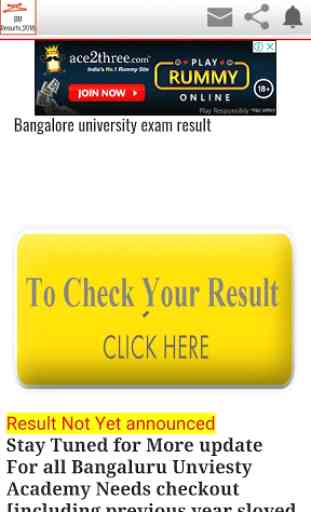Bangalore University Exams Results 2018 2