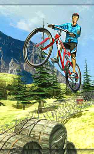 BMX Course cycliste  - Montagne Cycliste cascadeur 3