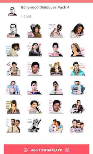 Bollywood Dialogues Stickers for Whatsapp 2