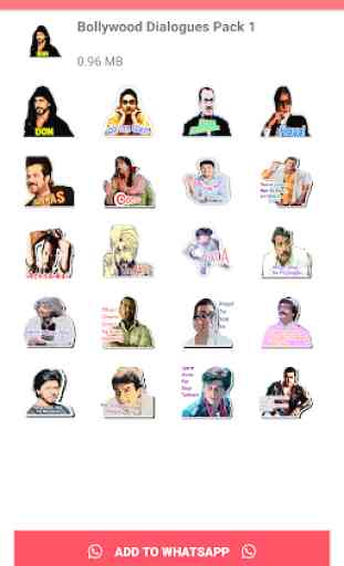Bollywood Dialogues Stickers for Whatsapp 3
