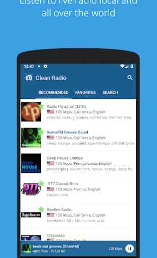 Clean Radio - AM FM Internet Radio 1