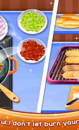 Crazy Hot Dog Maker - Jeu d'aventure Crazy Cooking 2