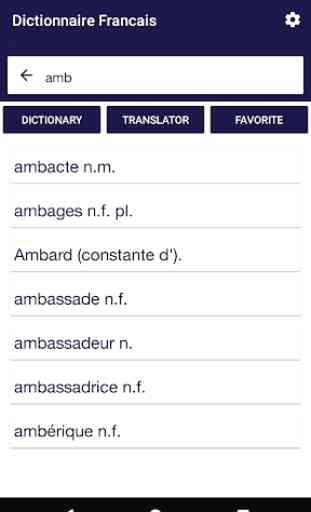 Dictionnaire Français hors ligne 2