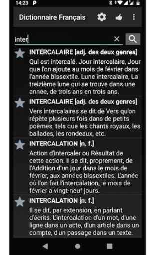 Dictionnaire Français Hors-Ligne avec Synonymes 1