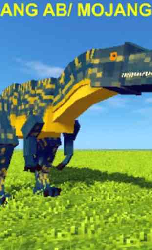 Dinosaurs Craft Mod for MCPE 3