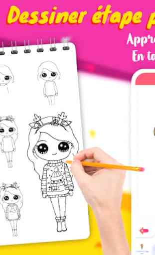 Drawely - dessiner des jolies filles et coloriage 2