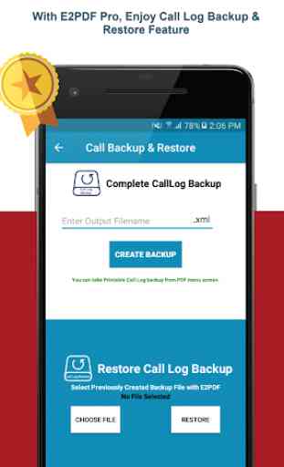 E2PDF Pro - SMS and Call Backup with Restore 2