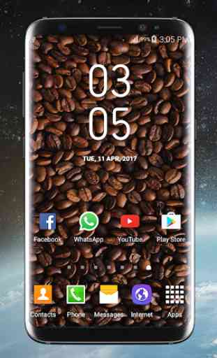 Galaxy S8 Plus Digital Clock Widget Pro + 2