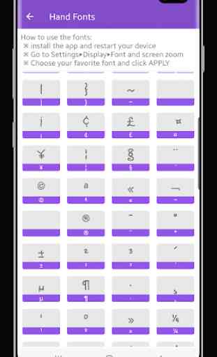 Hand Fonts for Samsung 3