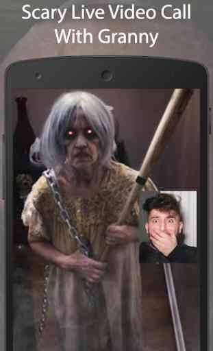 Horror Creepiest Granny's Fake Chat And Video Call 4