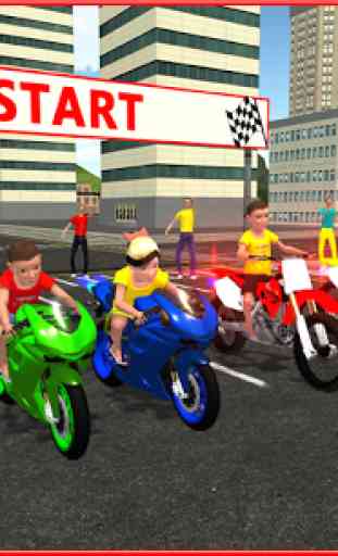 Kids MotorBike Rider Race 3D 1