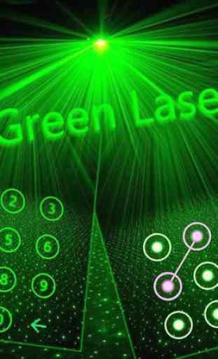 Lumière laser vert Léger Thème 4