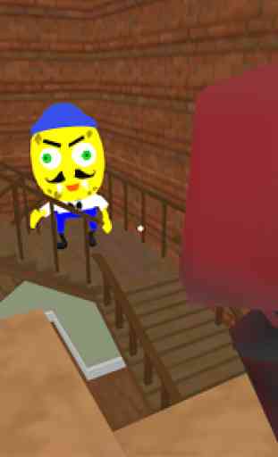Neighbor Sponge. Scary Secret 3D 3