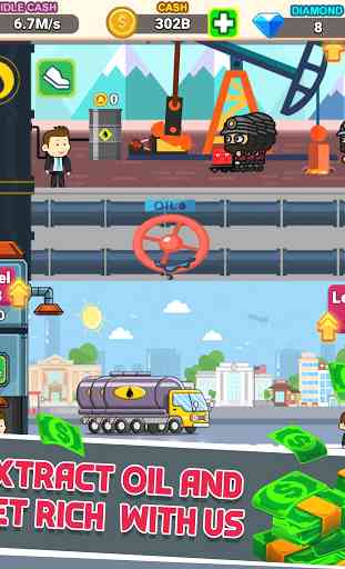 Oil Idle Miner: Tap Clicker Money Tycoon Games 3