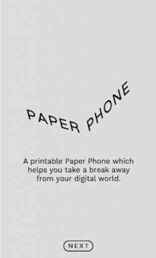 Paper Phone 1