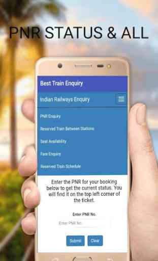 Pnr status irctc /train pnr status/indian railway 2