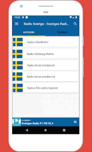 Radio Suède, radio Suède FM 1