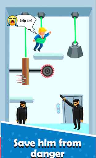 Rescue Daddy - Rope Puzzle 4