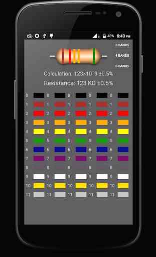Resistor Color Code Calculator 4