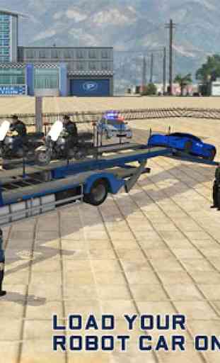 Robot Car Transporter - Transformateur de police 1