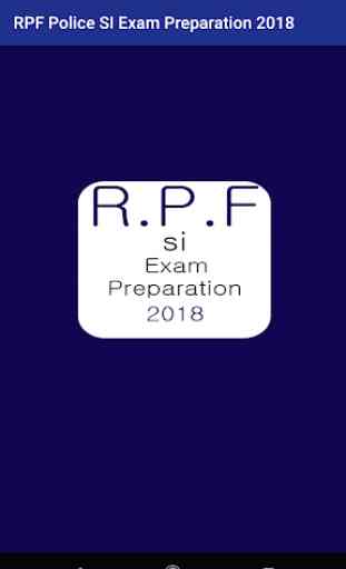 RPF Police SI Exam Preparation 2019 1