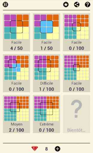 Ruby Square: jeu de puzzle logique (700 niveaux) 2