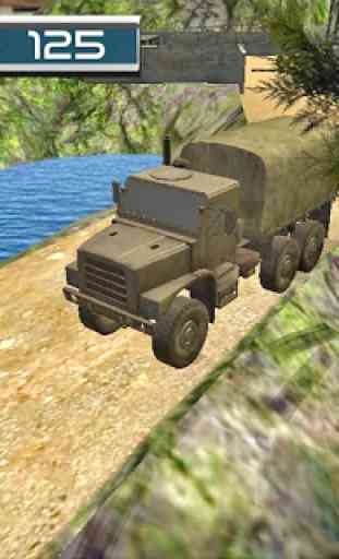 Simulateur de conduite de camion de l'armée 4x4 2