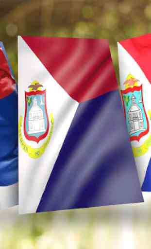 Sint Maarten Flag Wallpaper 2