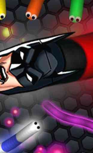 Slither Eater IO Game : Bat Hero Mask's 4 Slither 2