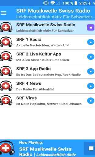 SRF Musikwelle Swiss Radio App AM CH Gratuit 1