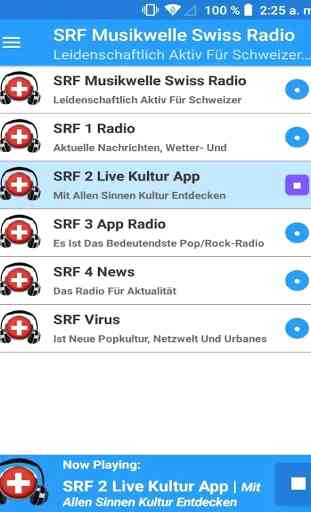SRF Musikwelle Swiss Radio App AM CH Gratuit 2