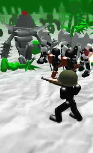 Stickman Simulator: Zombies Battle 4