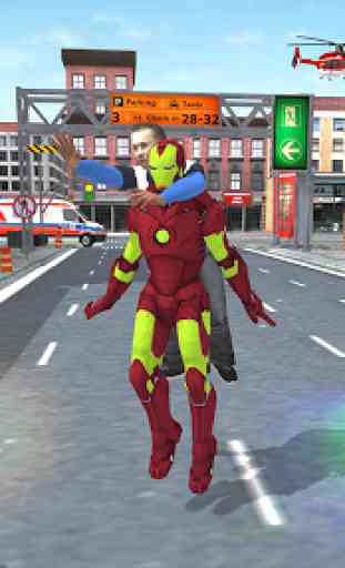 Super Iron Hero 2019: Robot Rescue Mission Game 2