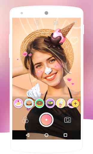 Sweet Face Camera-Free Sweet Candy Live Stickers 2