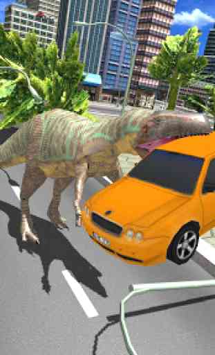 Angry Dinosaur City Attack Simulator 3D 2
