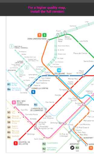 Barcelona Subway Map 2