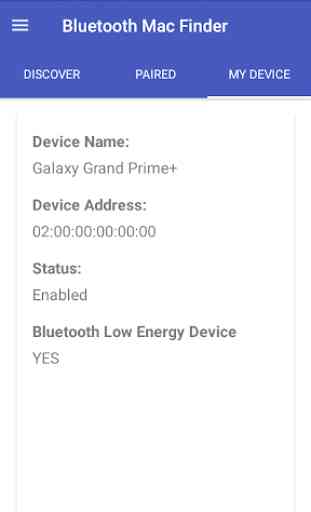 Bluetooth Mac Address Finder 2