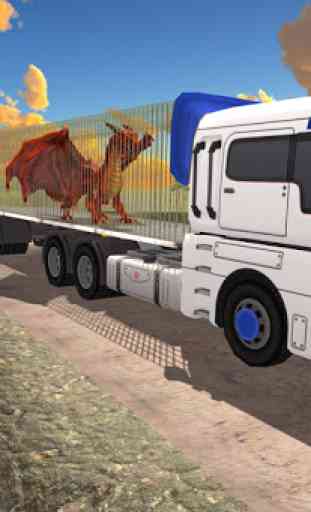 camion transporteur dragon: sim transport animaux 3
