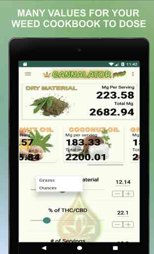 Cannalator: Cannabis, weed, THC, edible Calculator 3