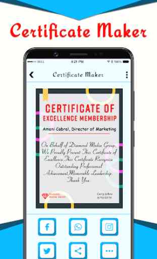 Certificate Creator - Templates & Design Maker 4