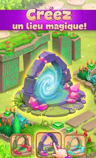 Charms of the Witch : Jeux Match 3 magiques 2