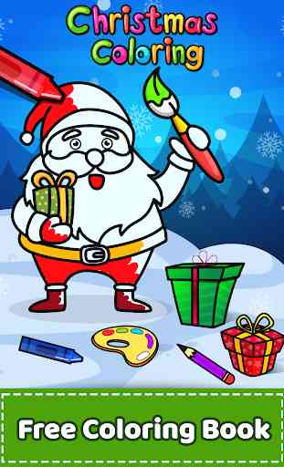 Christmas Coloring Book & Games for kids & family 1