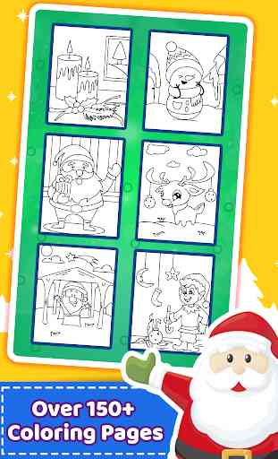 Christmas Coloring Book & Games for kids & family 2