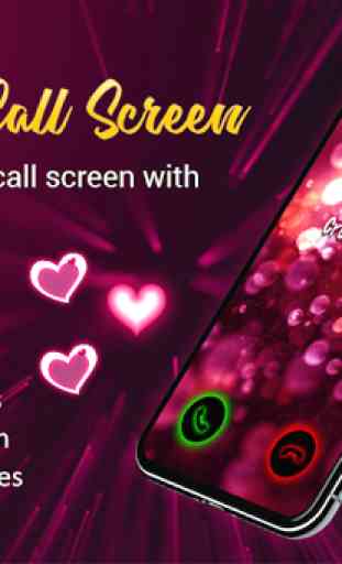Couleur Call phone flash-Call écran flash-Call app 1