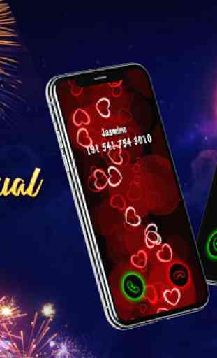 Couleur Call phone flash-Call écran flash-Call app 2