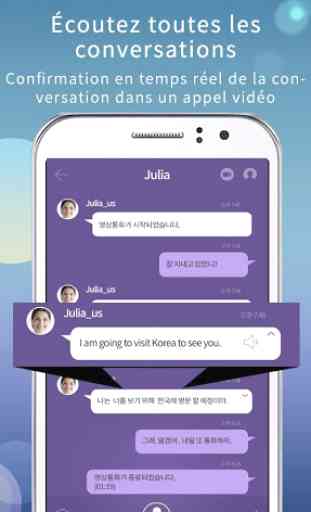 EmoChat, Traduction en temps réel(Vidéo Call/Chat) 2
