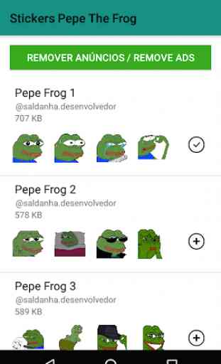 Figurinhas Pepe the Frog -  Stickers WastickerApps 1