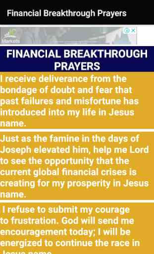 Financial Breakthrough Prayers 2