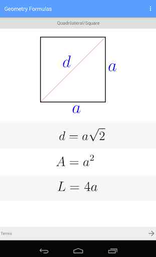 Formules géométriques 4